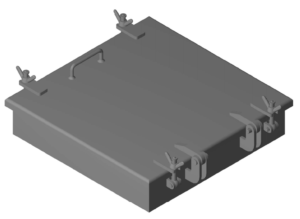 壁付通風筒 (ルーバー付）
